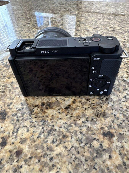 Sony ZV-E10 Mirrorless Camera with 16-50mm Lens (Black)