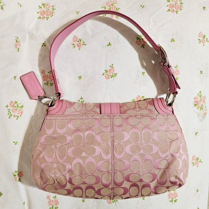 Vintage Barbie Pink Soho Buckle Signature Cs Rare Shoulder Purse sJ