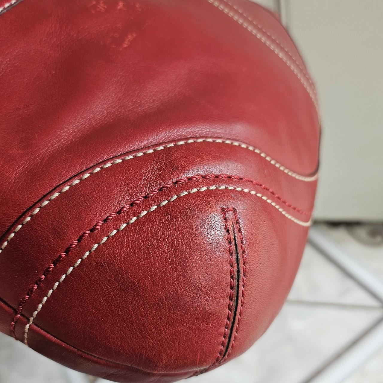 ❤️ Y2K Vintage Coach Dark Red Soho Buckle Flap Shoulder Purse ❤️ ig