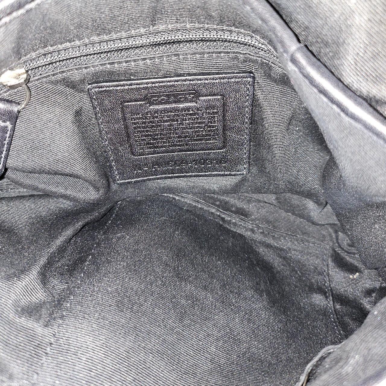 Vintage Y2K Mini Soho Black Buckle Flap Shoulder Bag Purse Yy