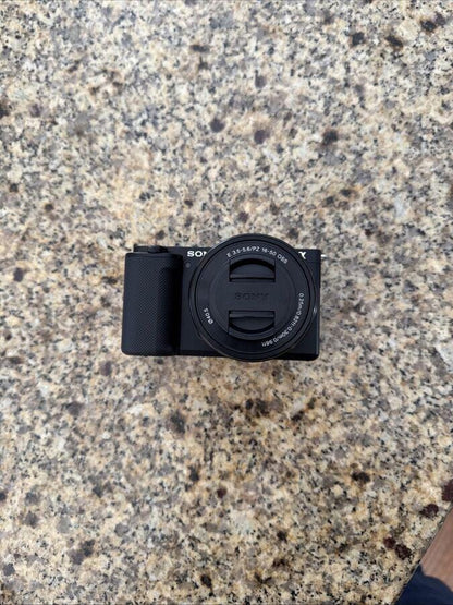 Sony ZV-E10 Mirrorless Camera with 16-50mm Lens (Black)