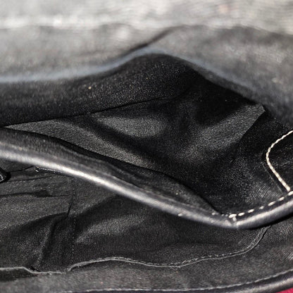 Vintage Y2K Mini Soho Black Buckle Flap Shoulder Bag Purse Yy