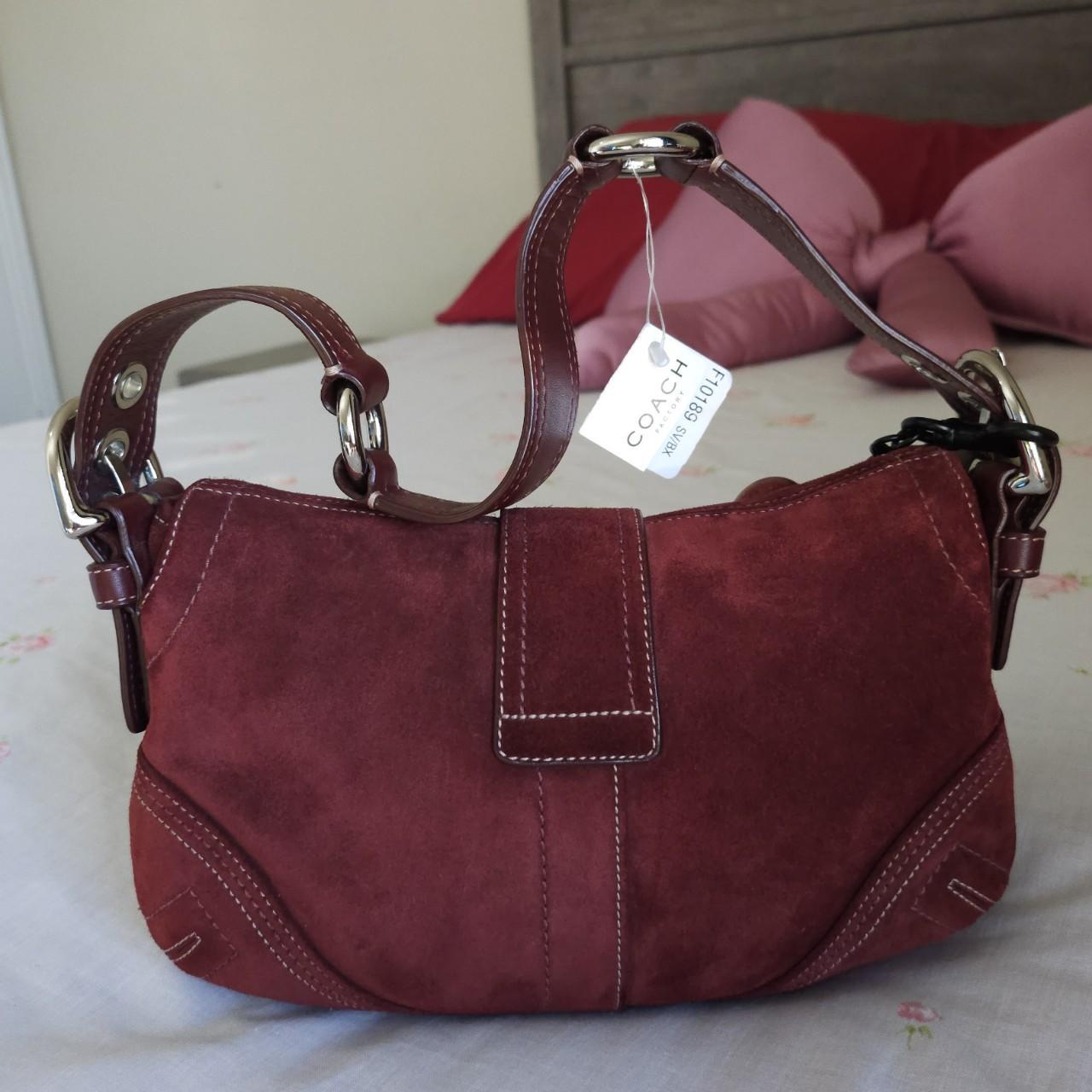 ❤️ Y2K Vintage Coach Suede Mini Soho Shoulder Bag ❤️ Ti