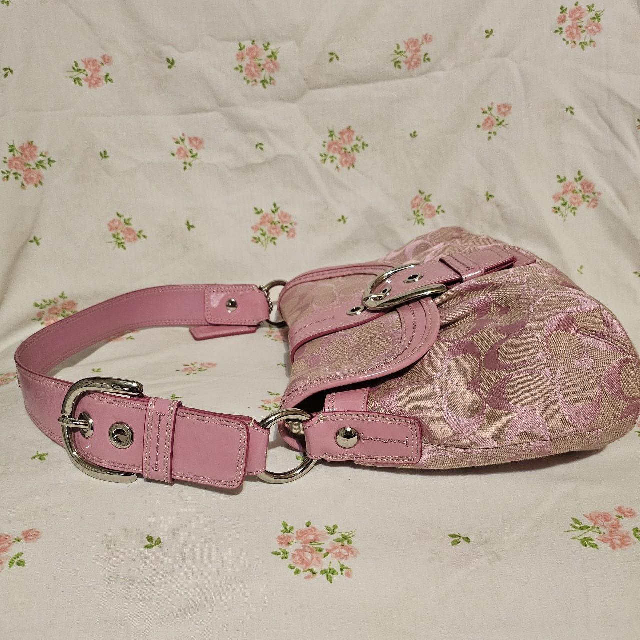 Vintage Barbie Pink Soho Buckle Signature Cs Rare Shoulder Purse sJ