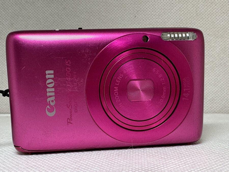 Canon PowerShot SD 1400 IS Digital ELPH Camera Pink w Box Charger