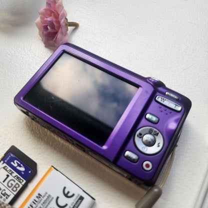 Used Purple Fujifilm FinePix JX Digital Camera
