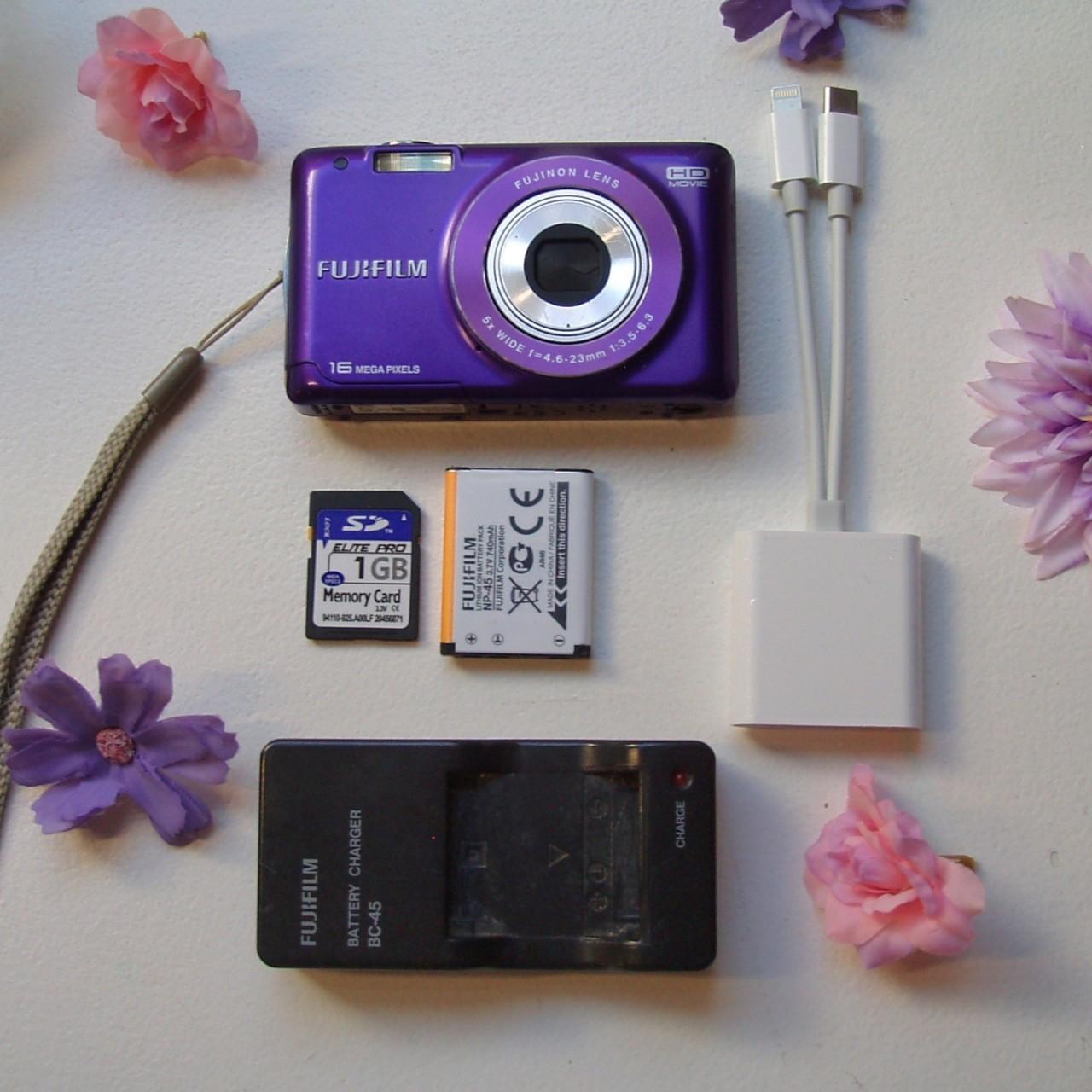 Used Purple Fujifilm FinePix JX Digital Camera