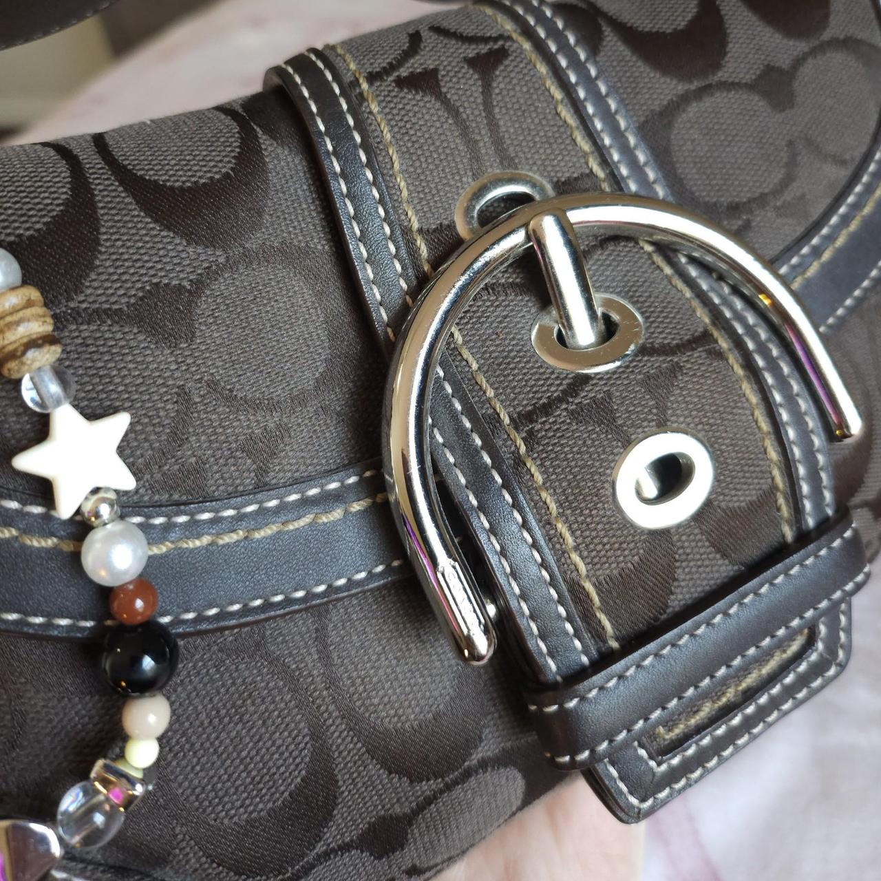 Y2K Vintage Coach Brown Mini Soho Signature FW