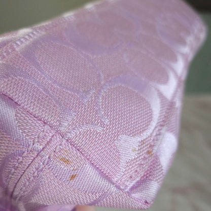 Vintage Y2K Pink Shoulder Bag Baguette Purse Rare zA