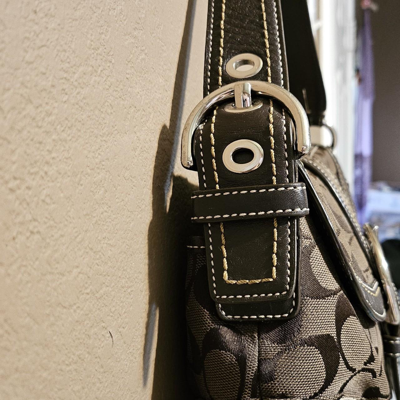 ❤️ Vintage Coach Dark Brown Soho Buckle Shoulder Purse ❤️ KH