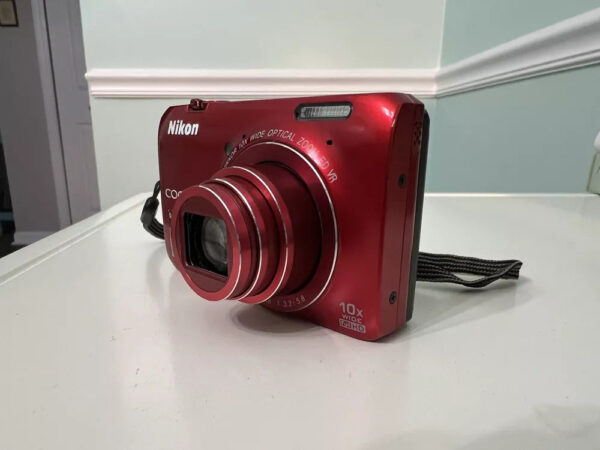 Nikon Coolpix S6300 Red 16 0Mp 10X Optical Zoom Vintage Compact Digital Camera Ox - Image 3
