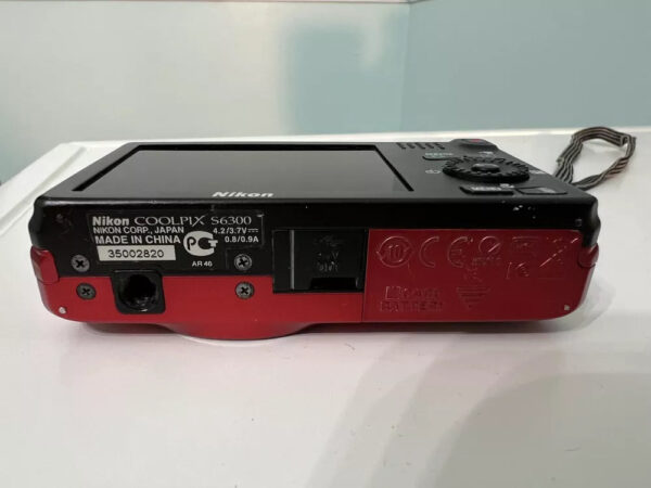 Nikon Coolpix S6300 Red 16 0Mp 10X Optical Zoom Vintage Compact Digital Camera Ox - Image 5
