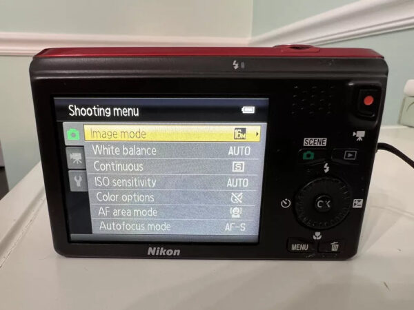 Nikon Coolpix S6300 Red 16 0Mp 10X Optical Zoom Vintage Compact Digital Camera Ox - Image 10