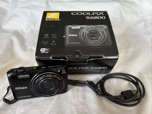 Nikon Coolpix S6800 16 0 Mega Pixels 12X Optical Zoom Compact Digital Camera Dv