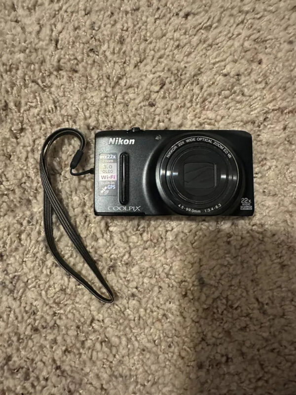 Nikon Coolpix S9500 18 1 Mp Digital Camera Black Un - Image 2