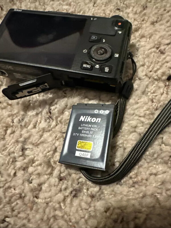 Nikon Coolpix S9500 18 1 Mp Digital Camera Black Un - Image 3