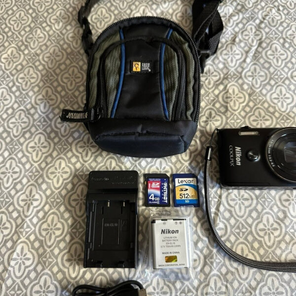 Nikon Coolpix S6900 Black 16 0Mp 12X Zoom Wifi Digital Camera Great Condition Ft - Image 9