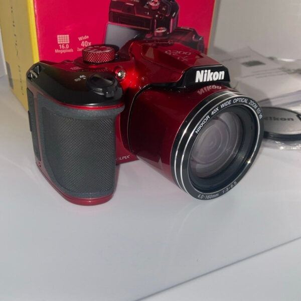 Nikon Coolpix B500 16 Mp Digital Camera Red - Image 8