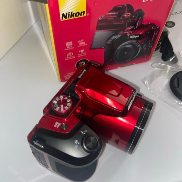 Nikon Coolpix B500 16 Mp Digital Camera Red - Image 4