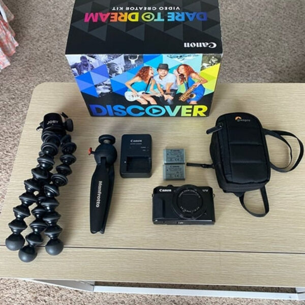 Canon Powershot G7X Mark Ii Digital Camera Video Creator Kit Bundle Zn - Image 8