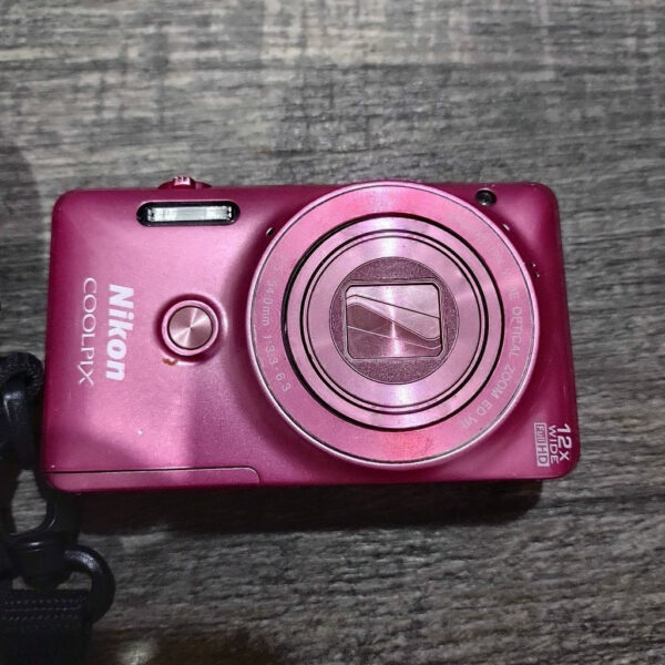 Nikon Coolpix S6900 Pk Digital Camera Glossy Pink 12X Optical Zoom 16 02Mp Wi Fi Zv - Image 2