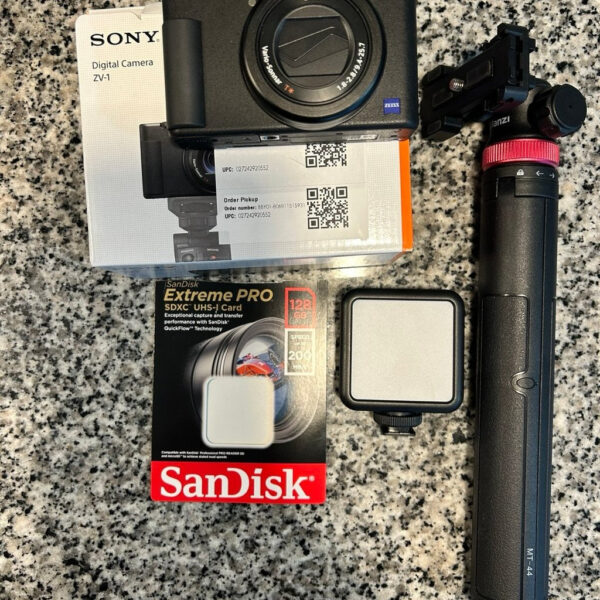 Sony Black Zv 1 Digital Camera Vk