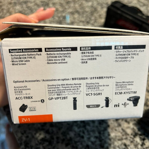 Sony Black Zv 1 Digital Camera Vk - Image 10
