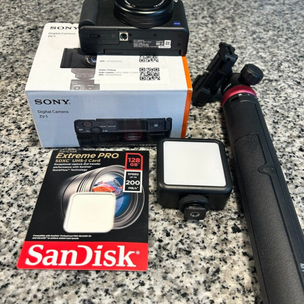 Sony Black Zv 1 Digital Camera Vk - Image 2