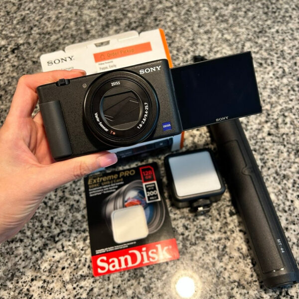 Sony Black Zv 1 Digital Camera Vk - Image 4