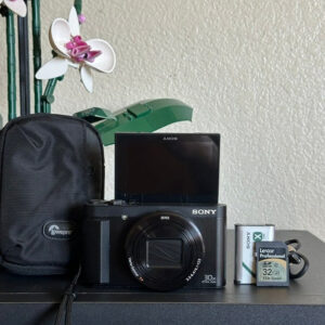 Sony Cyber Shot Dsc Hx80 Digital Camera Black 18 2Mp Vlogging Compact Camera Ap