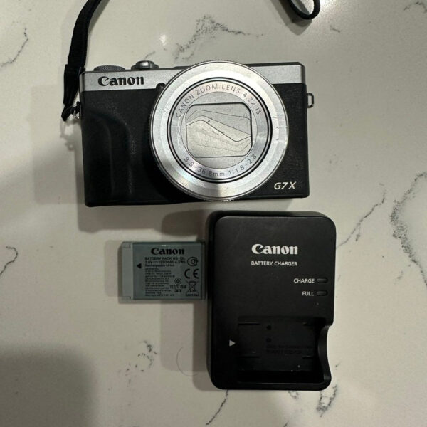 Canon Power Shot G7X Mark Iii 20 1Mp Point Shoot Digital Camera In Silver Dn - Image 3