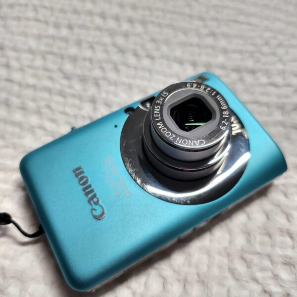 Blue Canon Ixus 95 Is Digital Camera Rare - Image 5