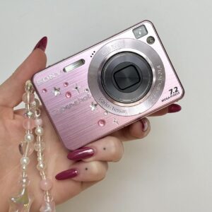 Sony Cybershot W120 Digital Camera 🍥🎀 Pastel Pink Digicam Fi