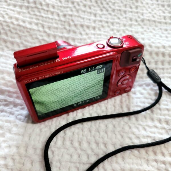 Red Canon Sx600 Hs Digital Camera Kn - Image 3