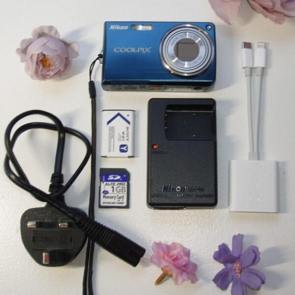 Blue Nikon Coolpix S550 Digital Camera Fb - Image 4