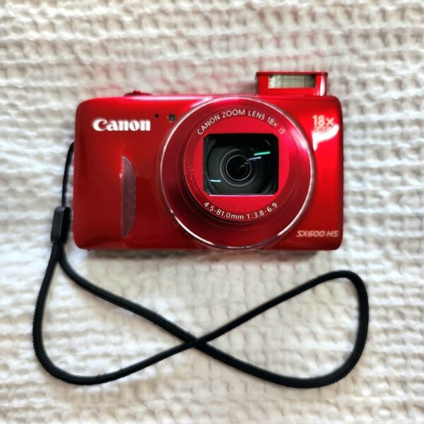 Red Canon Sx600 Hs Digital Camera Kn - Image 2