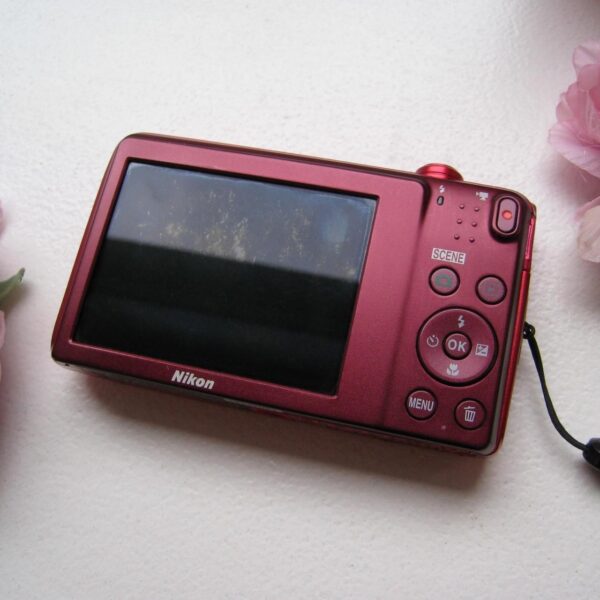 Red Nikon Coolpix S3600 Digital Camera Df - Image 5
